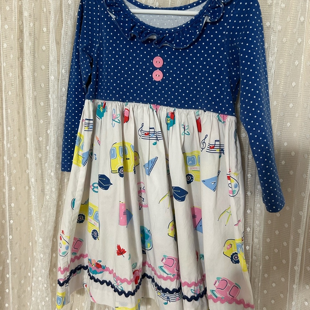 Polka Dot and Patterned Kids Dress